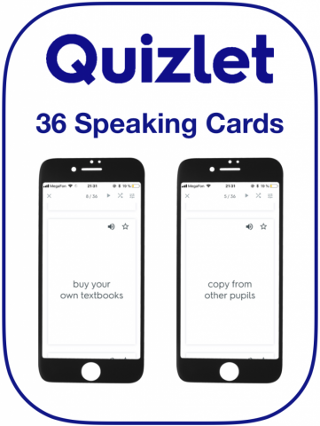 EFL Speaking Cards Modals Should Have to Must School