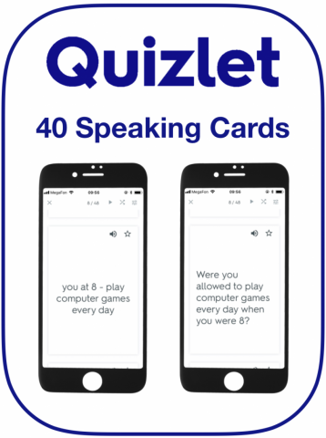 EFL Speaking Cards Allowed to Let